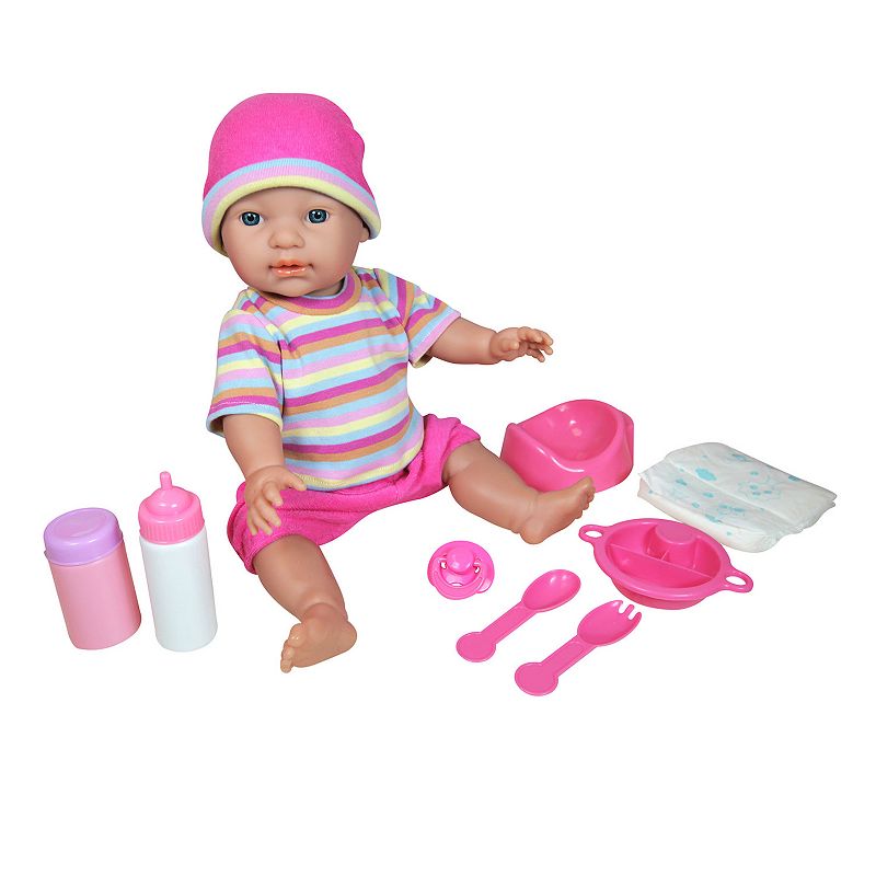Lissi PIPPI - Drink and Wet Baby Doll, Multicolor