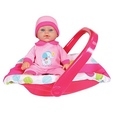 Lissi 12" Twin Baby Dolls with Twin Jogger Stroller