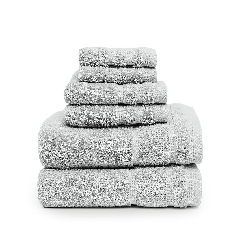Koolaburra by UGG Dani 6pc Towel Set, Grey, 6 Pc Set