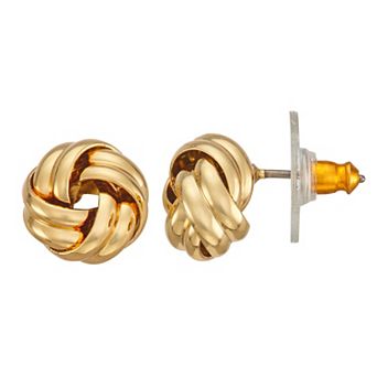 Napier Love Knot Stud Earrings