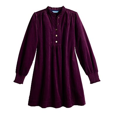 Women's DRAPER JAMES RSVP™ Corduroy Scalloped Mini Dress