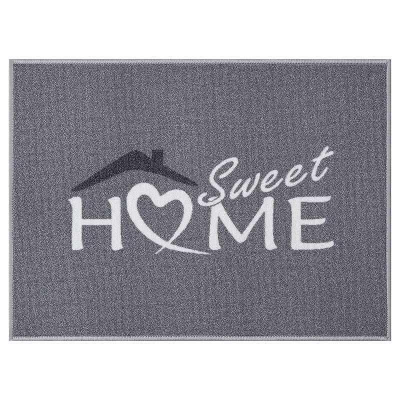 Ottomanson Sweet Home Collection Sweet Home Indoor Rug, Grey, 2X3 Ft
