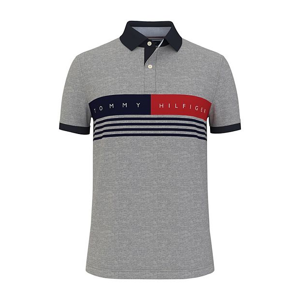 Tommy hilfiger 2025 chest stripe polo