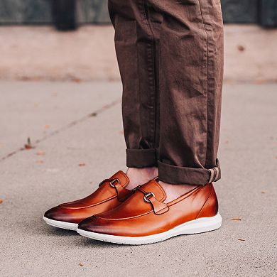 Thomas & Vine Burns Bit Men's Leather Dress Loafers