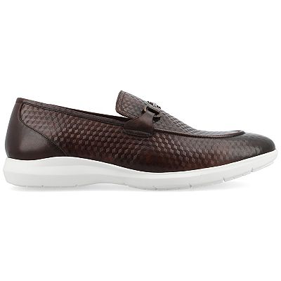 Brown Dress Shoes Men\'s Size 9.5 Leather Slip on Lightweight Thomas & Vine Thomas & Vine Finegan Genuine Leather Dress Casual Loafer  main image 2