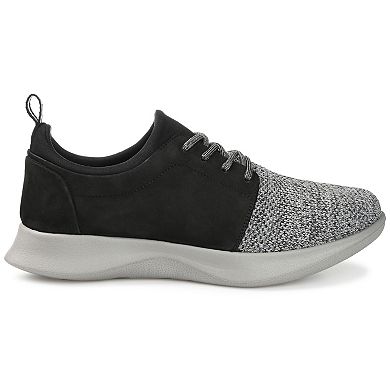 Thomas & Vine Hadden Knit Men's Leather Casual Sneakers