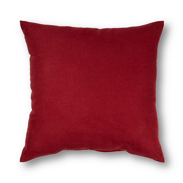 Sonoma Goods For Life® Faux Suede Oversized Pillow - Red