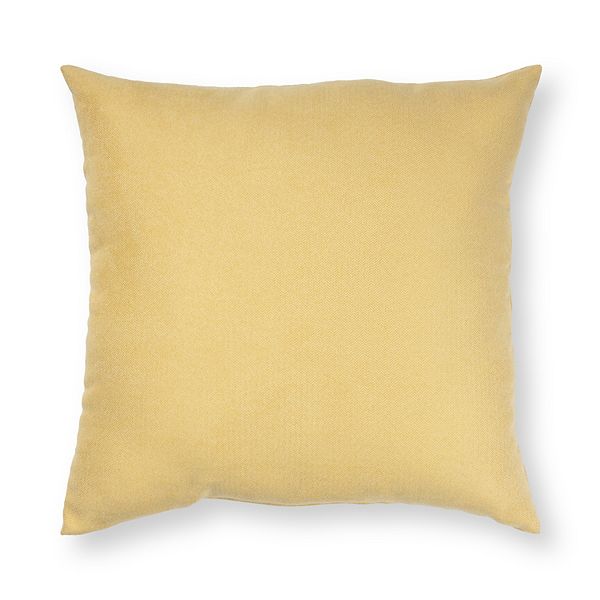 Sonoma Goods For Life® Faux Suede Oversized Pillow - Yellow