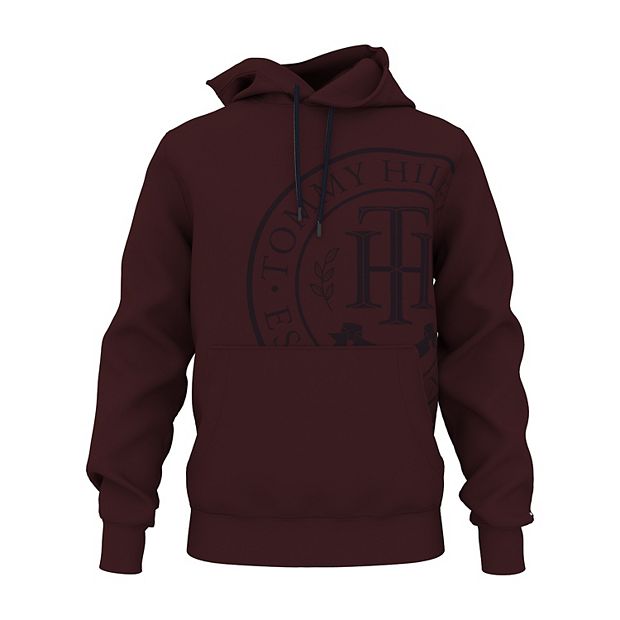 Tommy hilfiger shop maroon hoodie