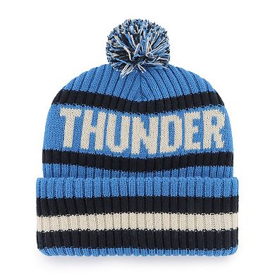 Men's '47 Blue Oklahoma City Thunder Bering Cuffed Knit Hat with Pom
