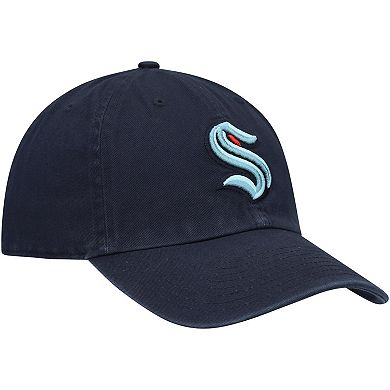 Men's '47 Deep Sea Blue Seattle Kraken Clean Up Adjustable Hat