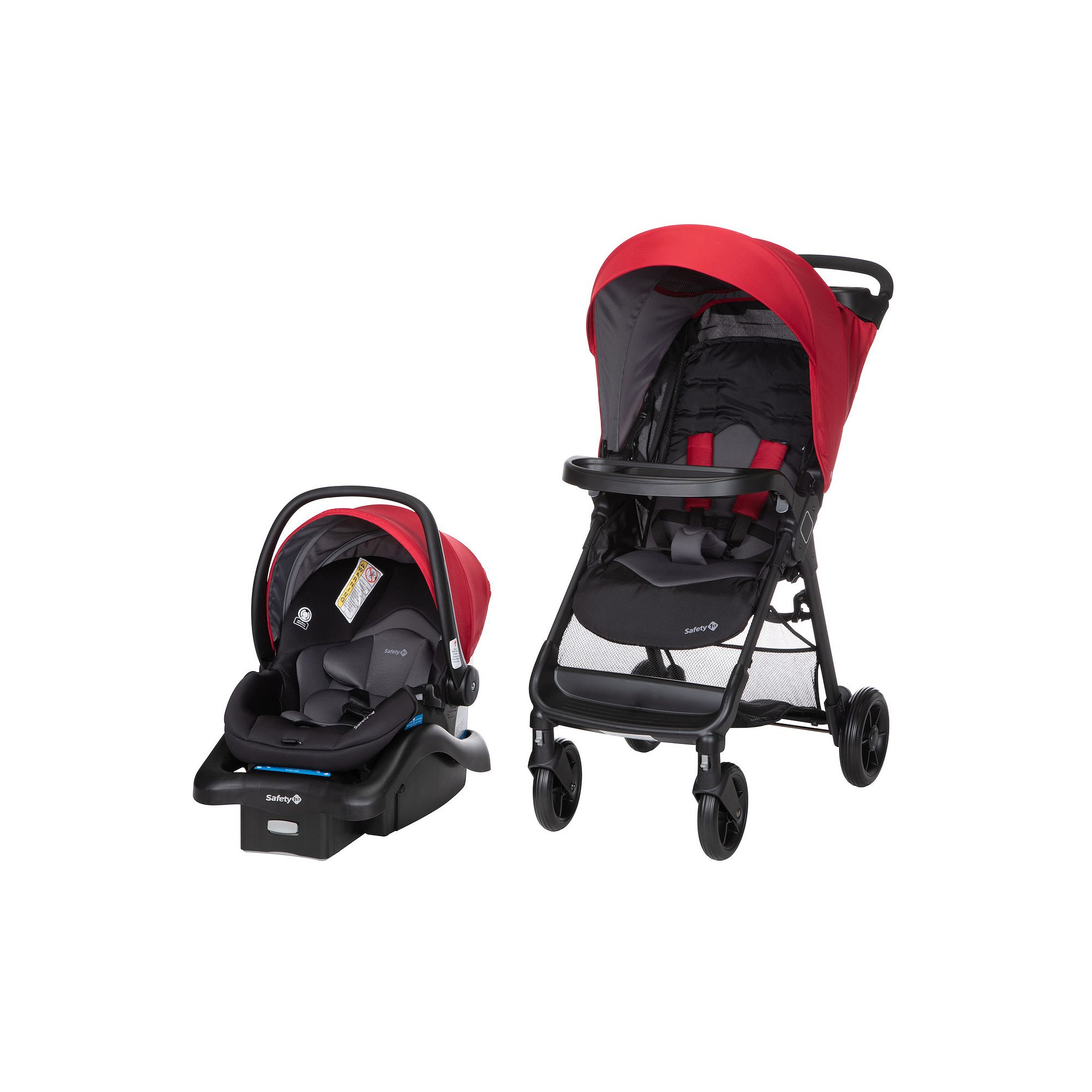 Safety 1st Smooth Ride Travel System Stroller and Infant Car Seat, Black Re