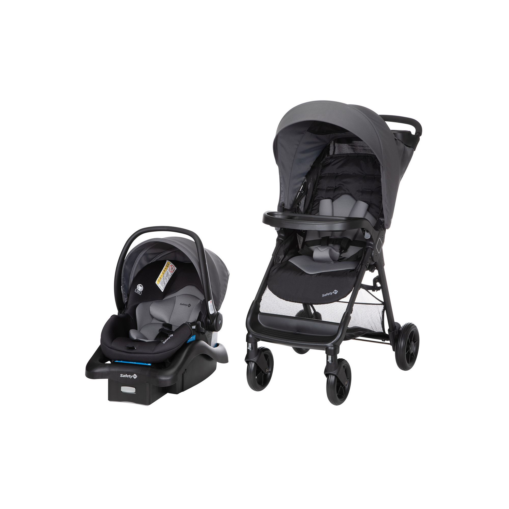 Safety 1st Smooth Ride Travel System Stroller and Infant Car Seat, Monument