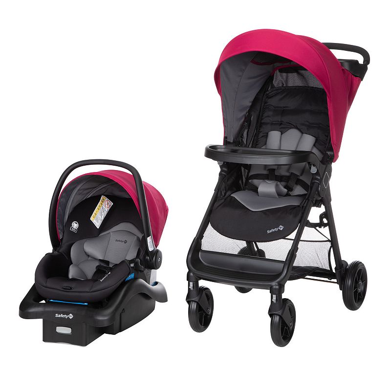 Safety 1st Smooth Ride Travel System Stroller and Infant Car Seat, Red
