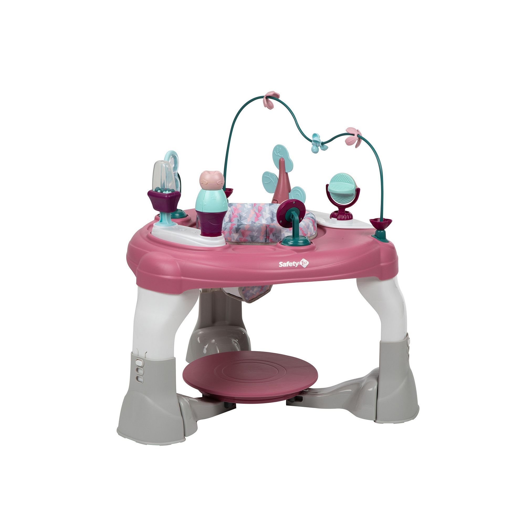 Safety 1ˢᵗ Grow and Go 4-in-1 Stationary Activity Center, Oslo Pink