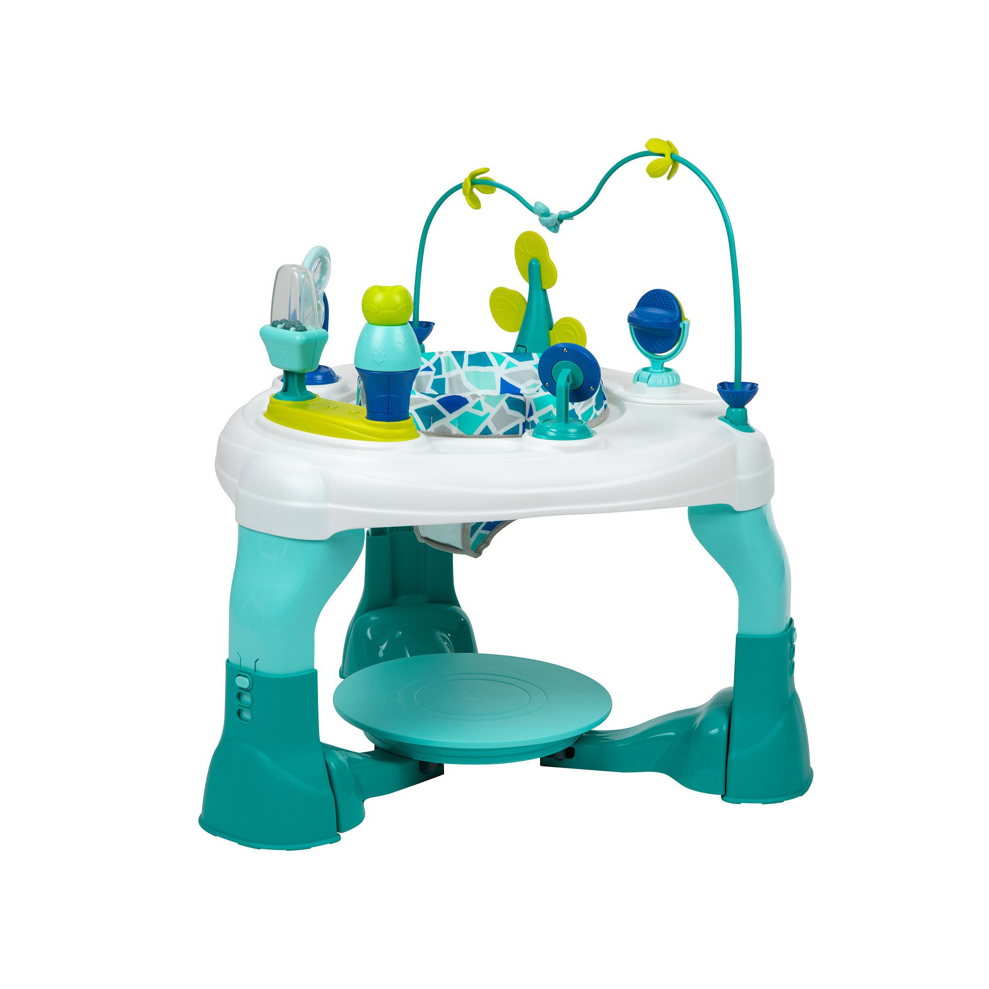 Safety 1ˢᵗ Grow and Go 4-in-1 Stationary Activity Center, Stained Glass