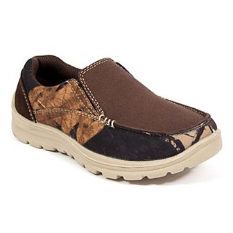 Deer Stags Alvin Boys' Camouflage Slip-On Sneakers