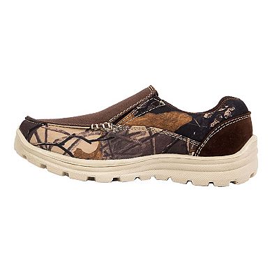 Deer Stags Alvin Boys' Camouflage Slip-On Sneakers