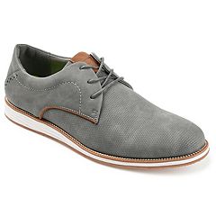 Mens grey shop casual dress shoes