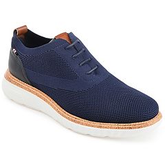 Kohl's navy store blue dress shoes