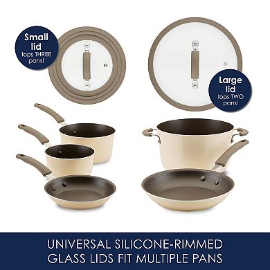 Rachael Ray Cook + Create 11-pc. Aluminum Nonstick Cookware Set