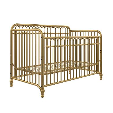 Little Seeds Raven Metal 3-In-1 Convertible Nursery Crib