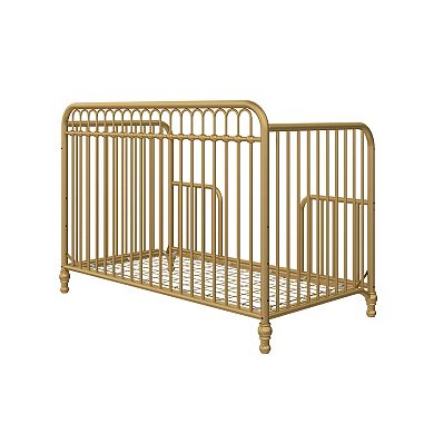 Little Seeds Raven Metal 3-In-1 Convertible Nursery Crib