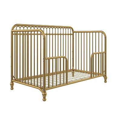 Little Seeds Raven Metal 3-In-1 Convertible Nursery Crib