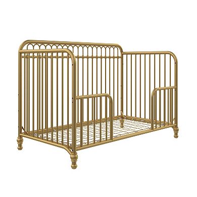 Little Seeds Raven Metal 3-In-1 Convertible Nursery Crib