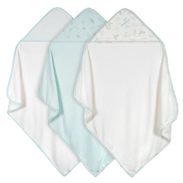 Baby Just Born 3 Pack Hooded Bath Towels