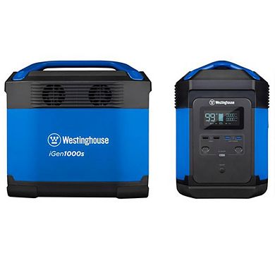 Westinghouse Portable Power Station with Solar Power for Outdoor Events, Blue