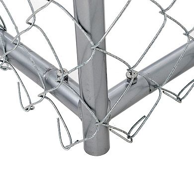 Lucky Dog 5' x 5' x 4' Heavy Duty Outdoor Chain Link Dog Kennel Enclosure