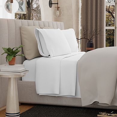 Aireolux 500 Thread Count Sateen Tencel Cotton Sheet Set with Pillowcases