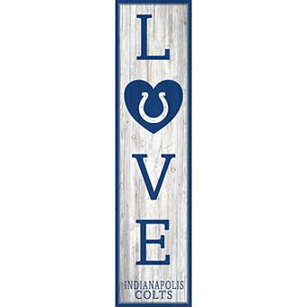 Indianapolis Colts "Love" Wall Sign