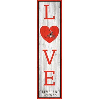 Cleveland Browns "Love" Wall Sign