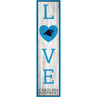 Carolina Panthers "Love" Wall Sign