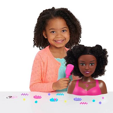 Just Play Barbie® Black Hair Small Styling Head