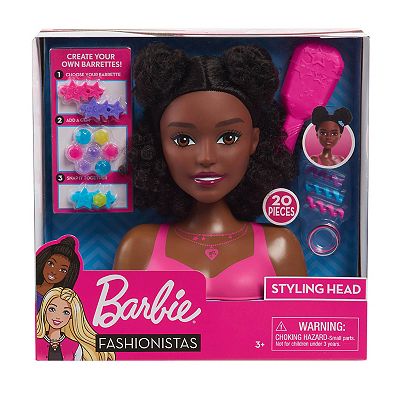 Barbie afro styling head online