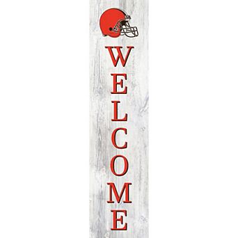 Cleveland Browns "Welcome" Wall Sign