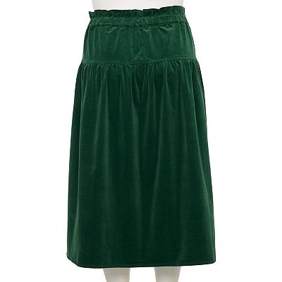 Plus size corduroy skirt kohls best sale