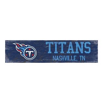 Tennesse Titans Team Name Wall Sign