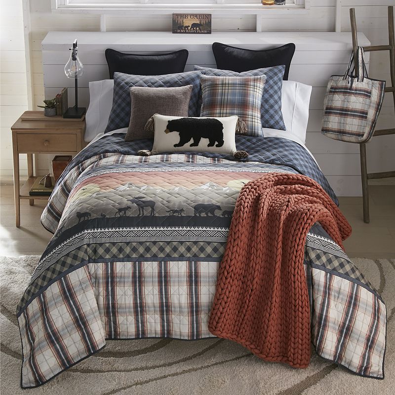 Donna Sharp Morning Patch Quilt Set with Shams, Multicolor, King