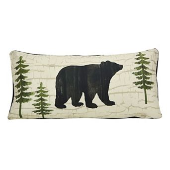 Donna Sharp Painted Bear Decorative Pillow
