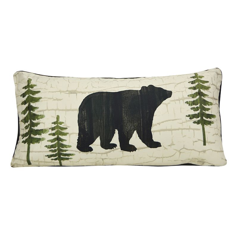 Donna Sharp Painted Bear Decorative Pillow, Multicolor, Fits All