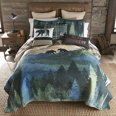 Donna Sharp Bear Ridge Bear Dec Pillow