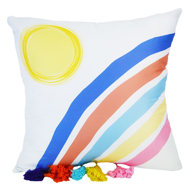 75249831 Donna Sharp Smoothie Rainbow Pillow, Multicolor, F sku 75249831