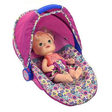 Hauck Baby Alive Toy Doll Car Seat w/ Canopy
