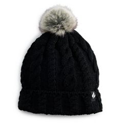 Youth Black Kansas City Chiefs NEP Yarn Cuffed Knit Hat with Pom