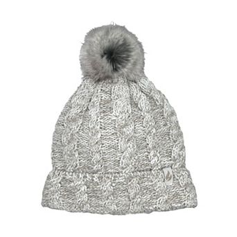 Girls 7-16 Heat Holders Cable Knit Heatweaver Pom Pom Hat