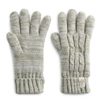 Girls 7-16 Heat Holders Cable Knit HeatWeaver Gloves